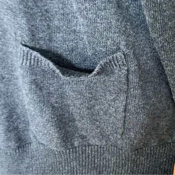 FOXCROFT Knit Zip Up Vest with Pockets Merino Wool Sleeveless size Small Gray - Picture 6 of 10